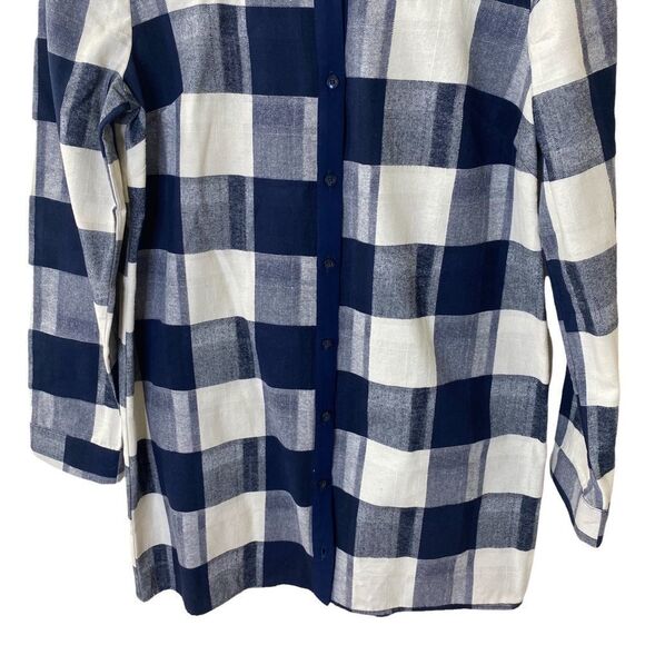 BCBGeneration Plaid Button Front Dress Sz M - Picture 4 of 10